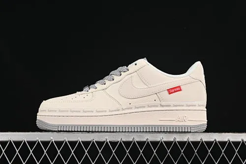 All categories Nk Air Force 1 Air Force series Nk Air Force 1 Low Air Force low-top Nike Air Force 1'07 Low Supreme joint beige barrage Air Force 1 low-top casual sneakers XX3168-205